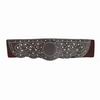 Stretchable and Openwork Leather with Backstitches Campero Belt for Women. Ref. 7002/80